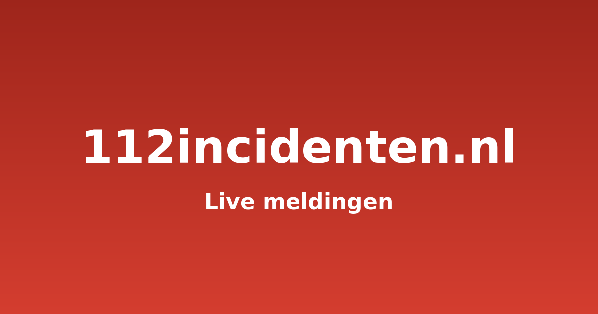 112 meldingen | Live monitor met filters en push
